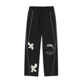 Reflection Striped Straight-Leg Sweatpants