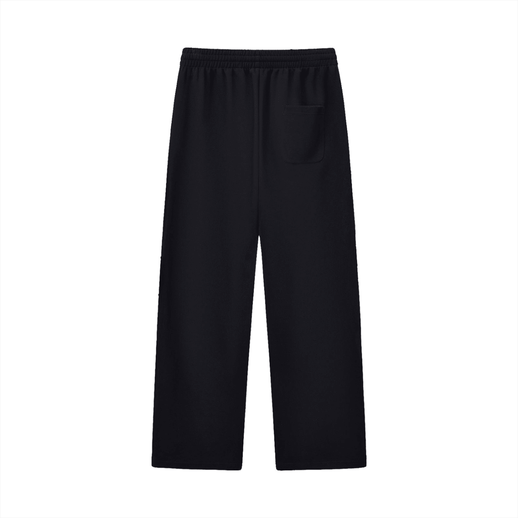 Curved Stripe Straight Sweatpants