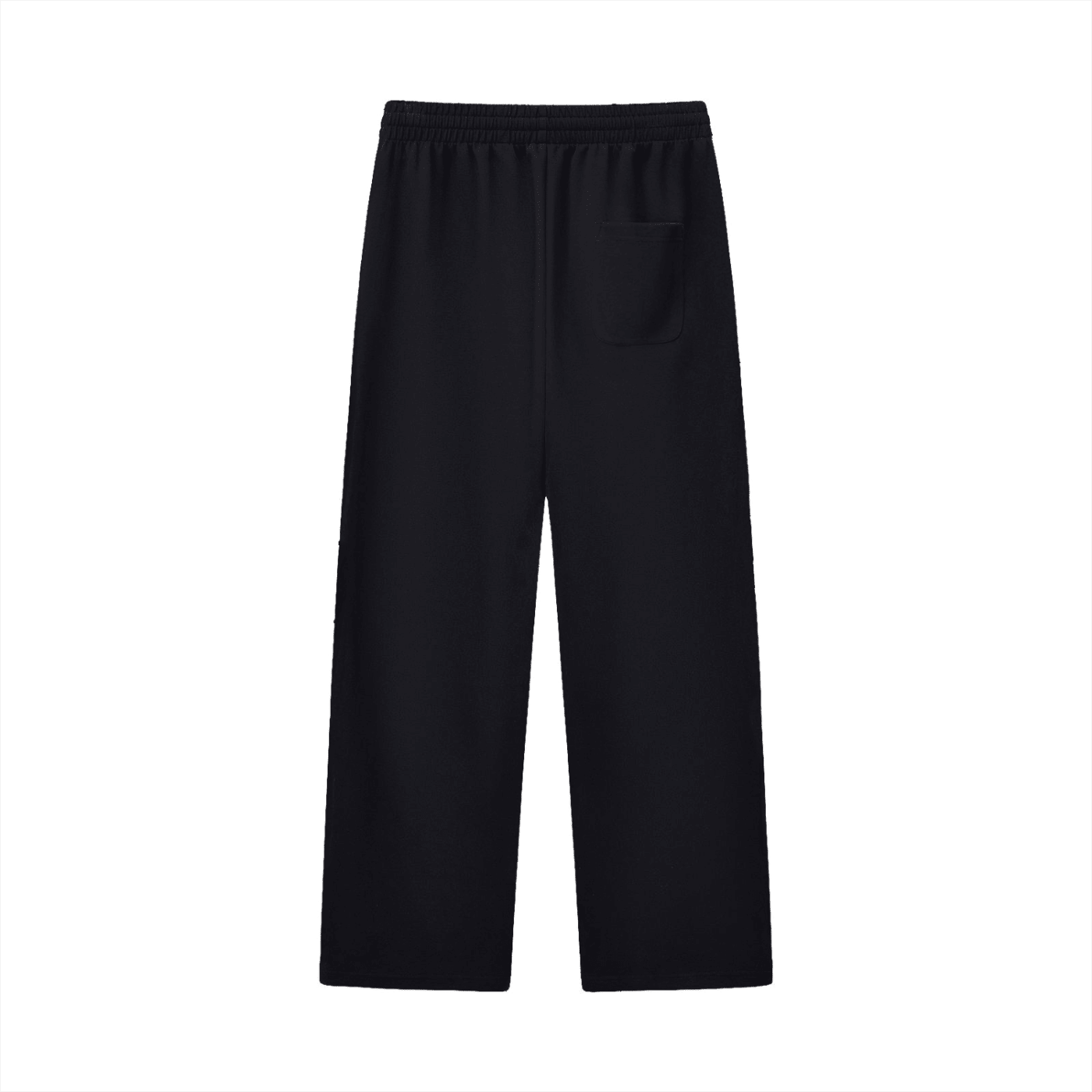 Curved Stripe Straight Sweatpants