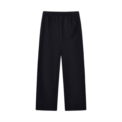 Curved Stripe Straight Sweatpants