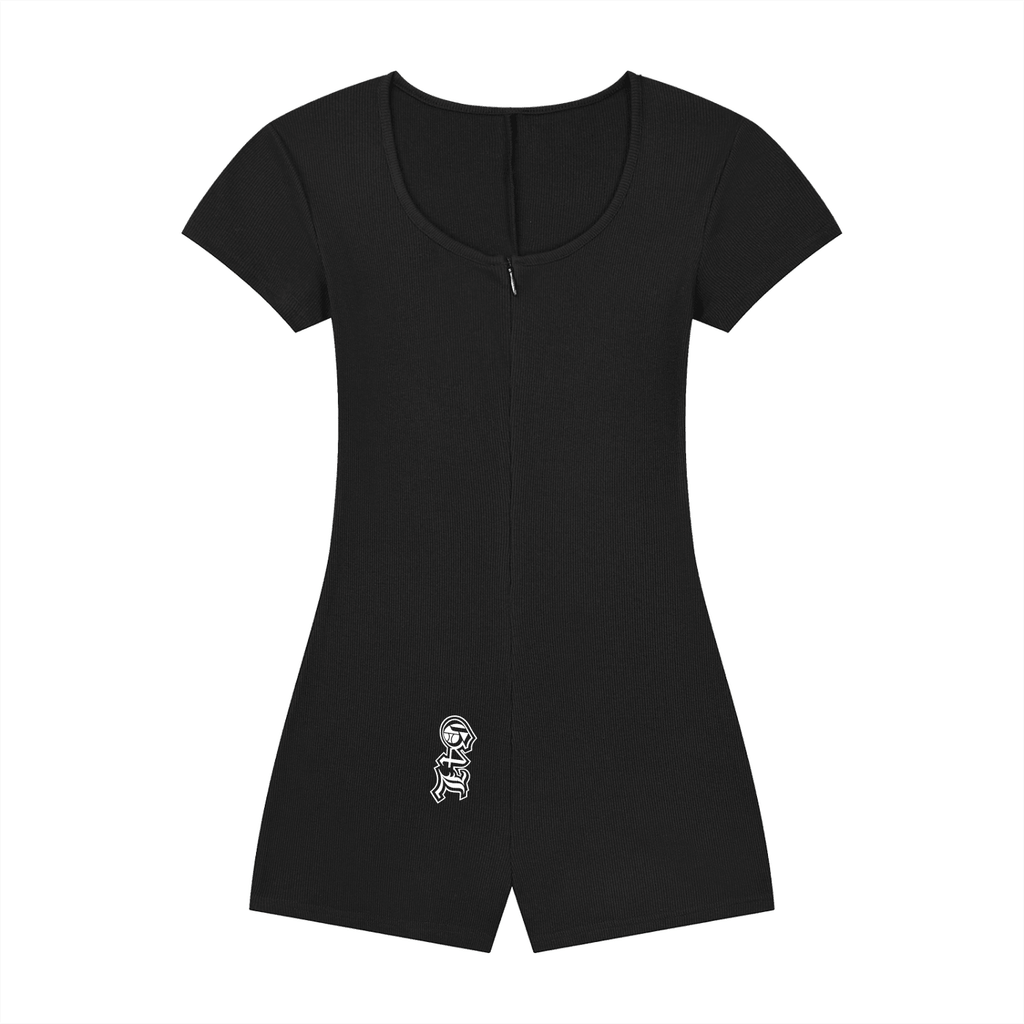 Cape Tie-Waist Romper
