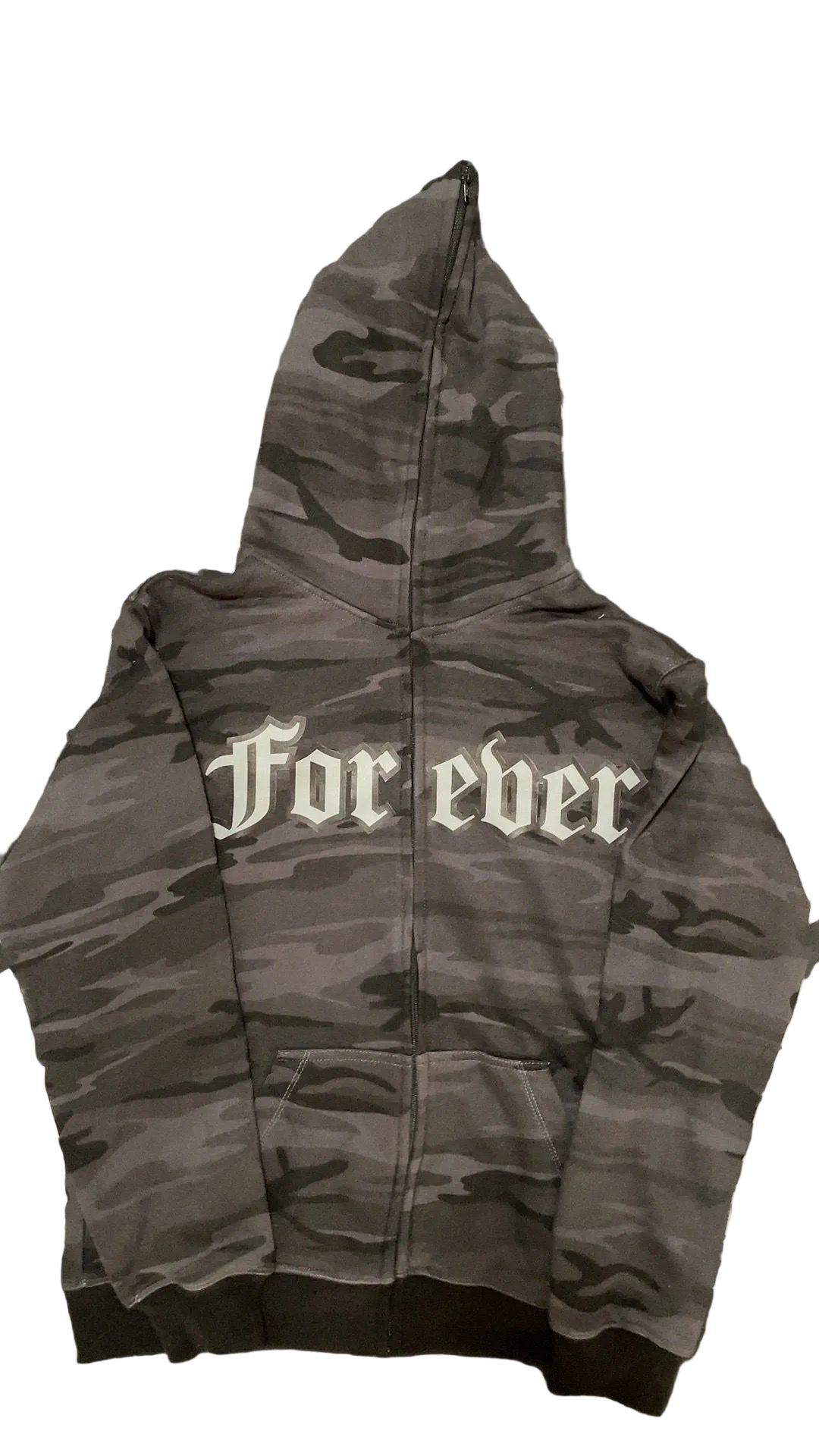 Black Full Zip Up Hoodie