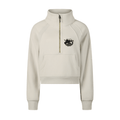 Cropped Half-Zip Sweatshirt