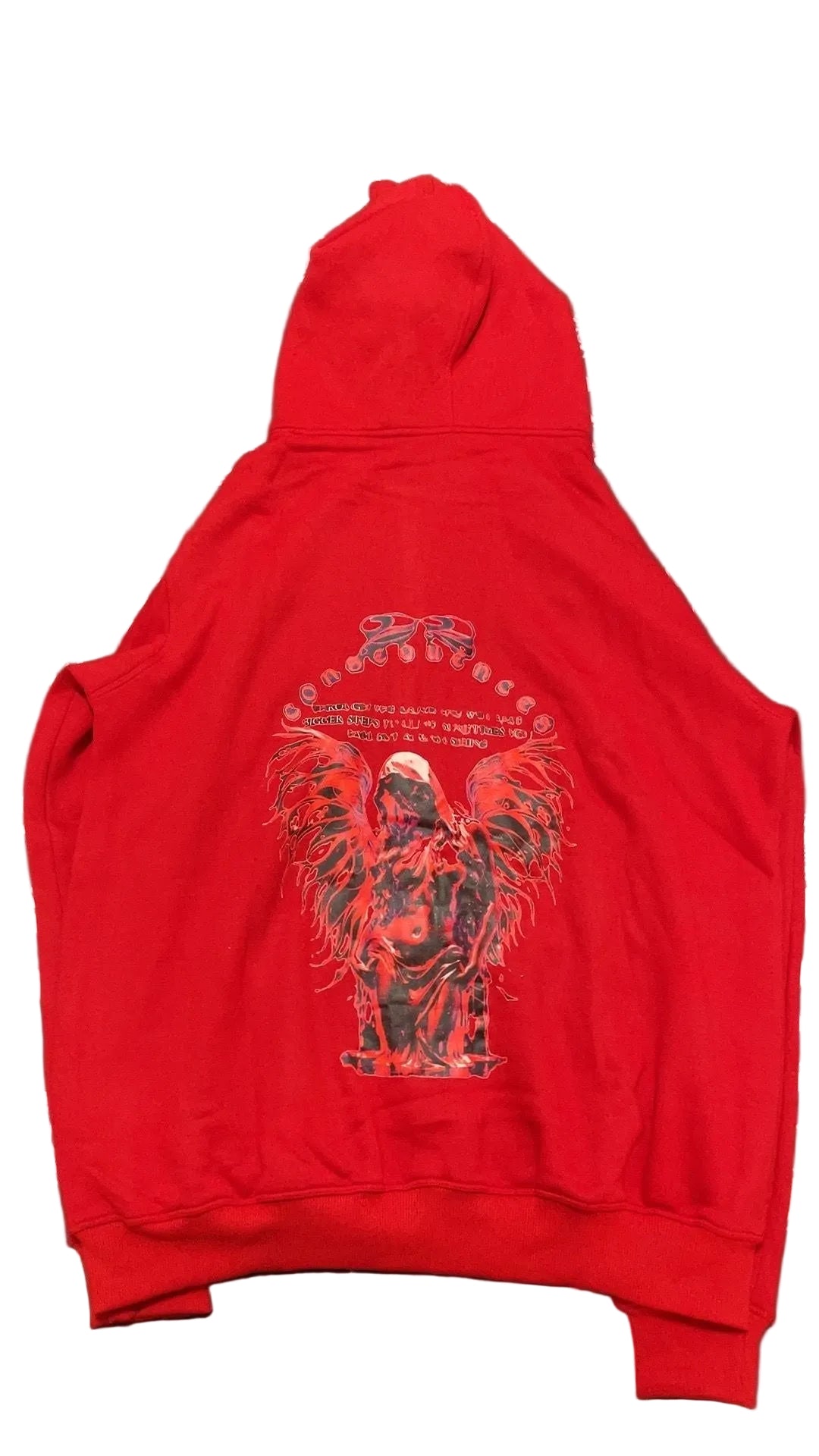 Cherry Red Zip Hoodie