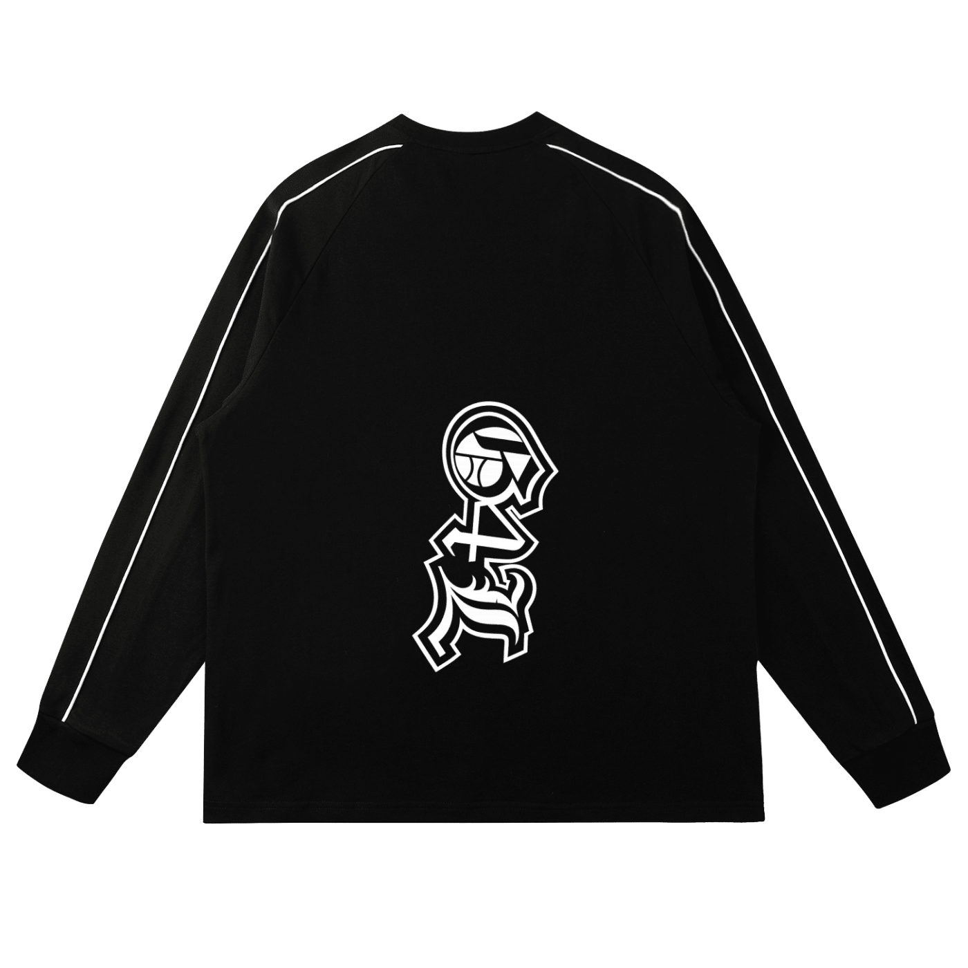 Contrast Panel Raglan Sweatshirt
