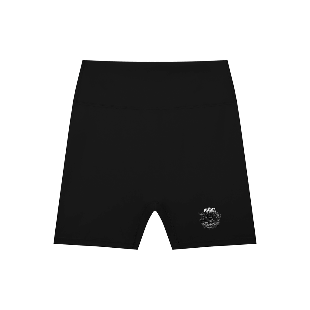 High-Waisted Blend Biker Shorts