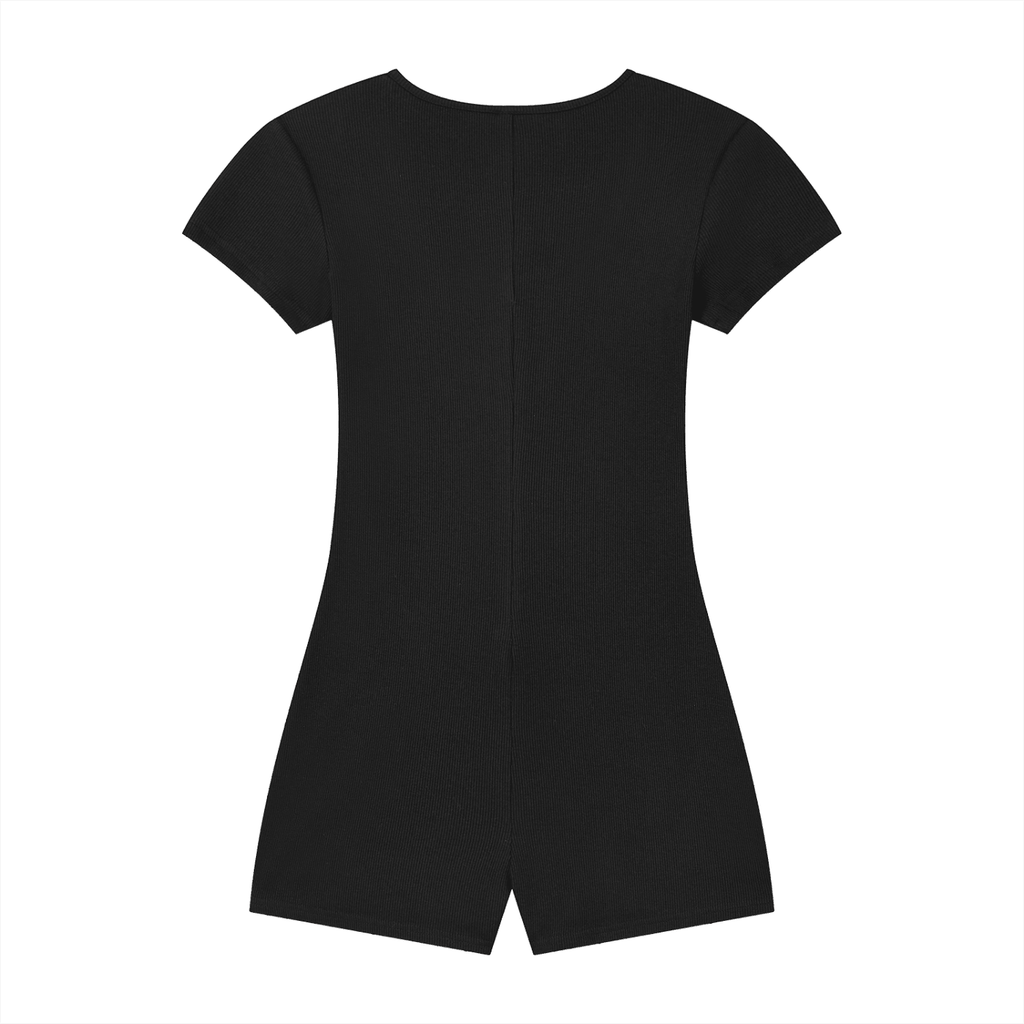 Cape Tie-Waist Romper